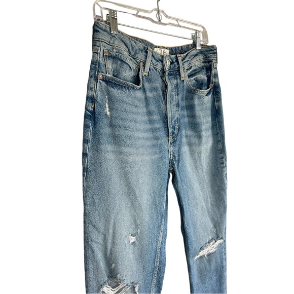 Free People Fast Times High Rise Mom Jeans - Picture 10 of 14